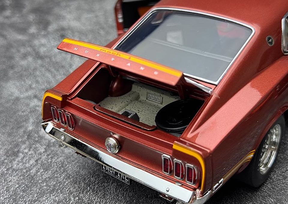 ACME 1:18 Ford Mustang 1969 Mach 1 428 Cobra Jet Alloy Simulation Car Model Premium Collectibles / Souvenirs / Gifts