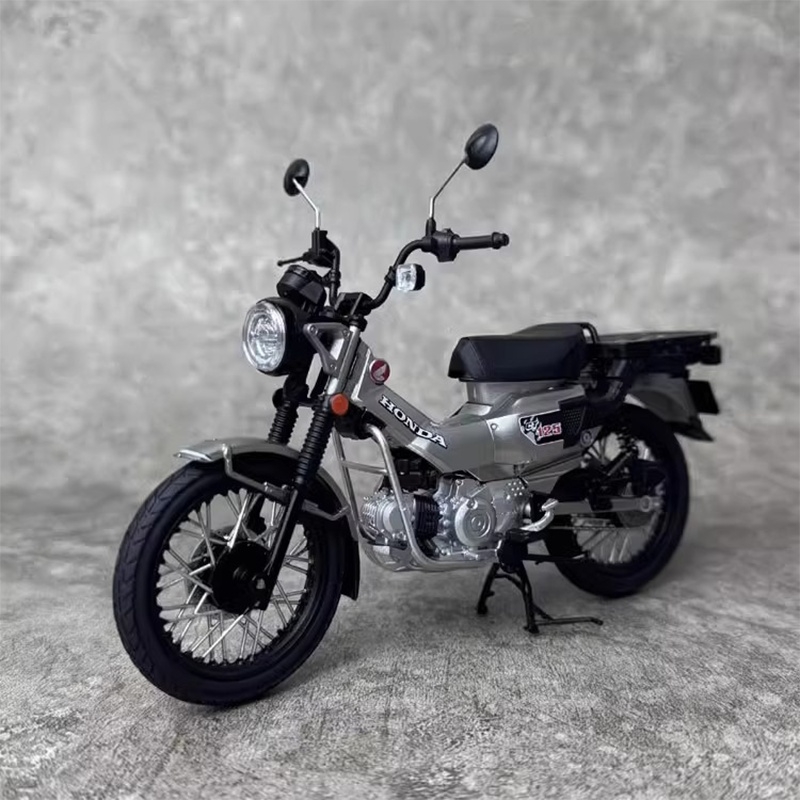 AOSHIMA 1:12 Honda CT125 cub motorcycle simulation alloy motorcycle model ornaments birthday gifts