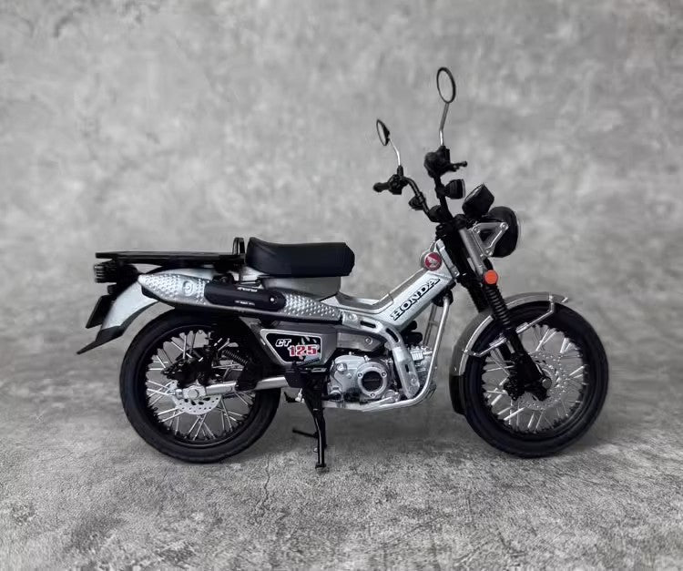 AOSHIMA 1:12 Honda CT125 cub motorcycle simulation alloy motorcycle model ornaments birthday gifts