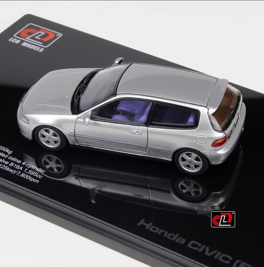 LCD 1:43 Honda EG6 SiR(SiRII) simulation alloy car model ornament collection