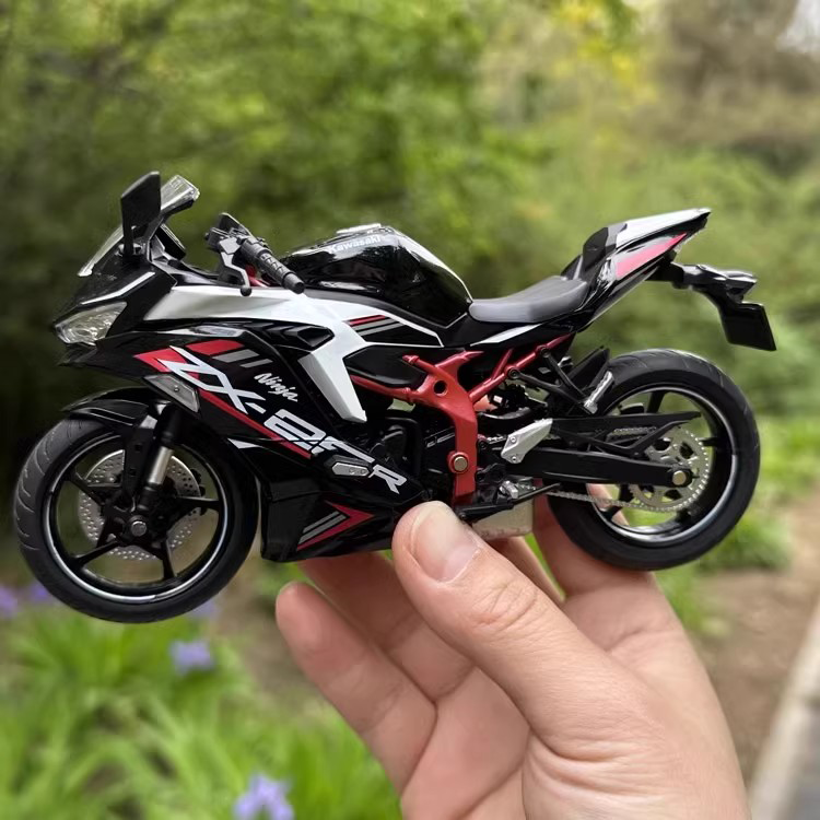 AOSHIMA 1:12 Kawasaki ZX-25R motorcycle simulation car model motorcycle model gift ornament birthday gift