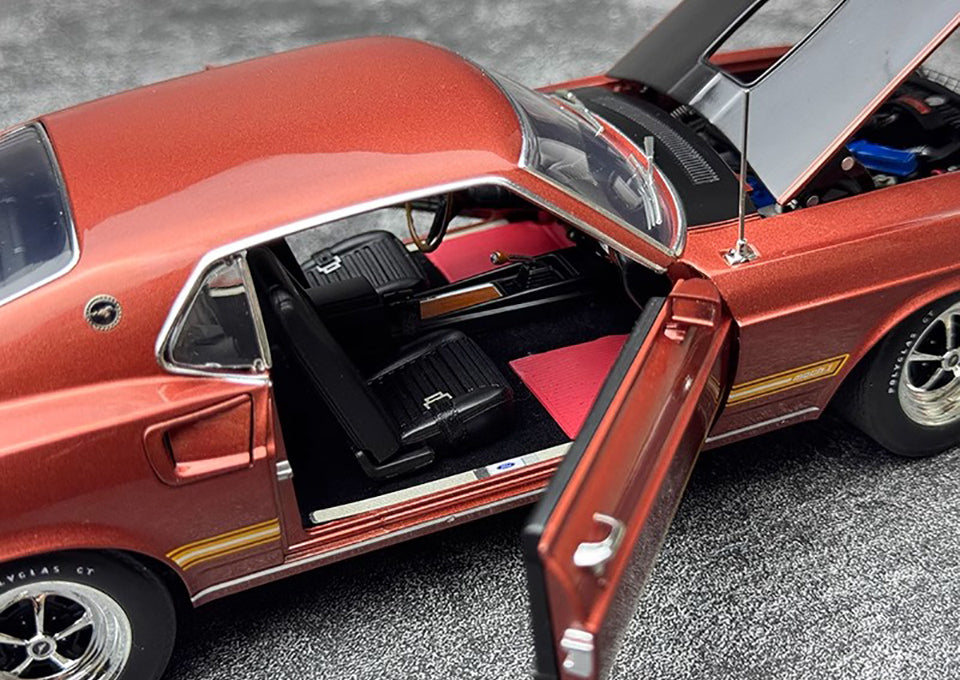 ACME 1:18 Ford Mustang 1969 Mach 1 428 Cobra Jet Alloy Simulation Car Model Premium Collectibles / Souvenirs / Gifts