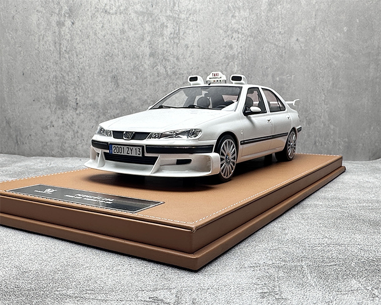 Vehicle Art Peugeot 406 Taxi Resin Car Model Collection 1 18 Taxi Express