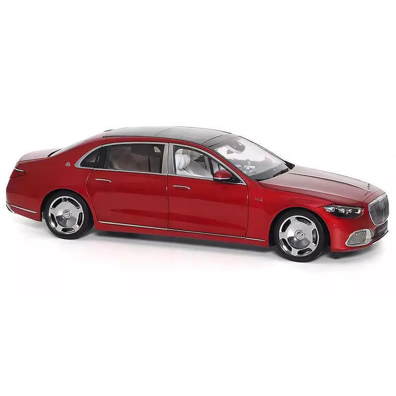 Maybach S-Class 2021 Diecast Model – 1/18 Scale Collectible Car Model (Red)