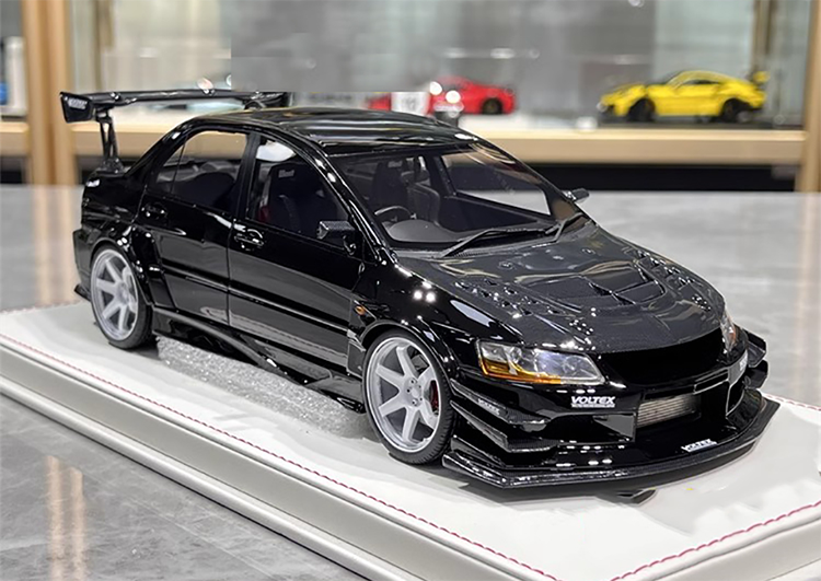 Mitsubishi 9th Super A Limited Edition 1:18 Mitsubishi evo9 Blue Alloy Simulation Car Model