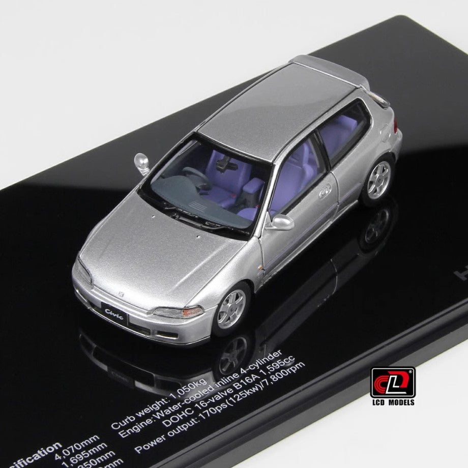 LCD 1:43 Honda EG6 SiR(SiRII) simulation alloy car model ornament collection