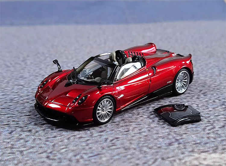 LCD 1:64 Pagani Huayra BC Convertible Alloy Car with Roof