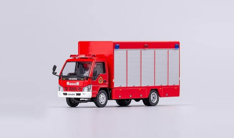 GCD 1/64 ISUZU Isuzu Flatbed Tow Truck Vans Alloy Car Models and Ornaments