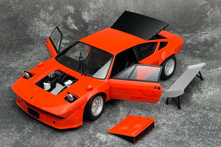 KYOSHO 1/18 Lamborghini Urraco Rally alloy fully open car model