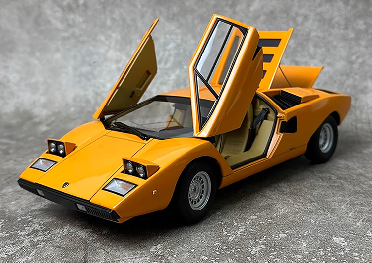 AUTOart 1/18 Lamborghini Contax LP400 simulation alloy car model collection ornaments