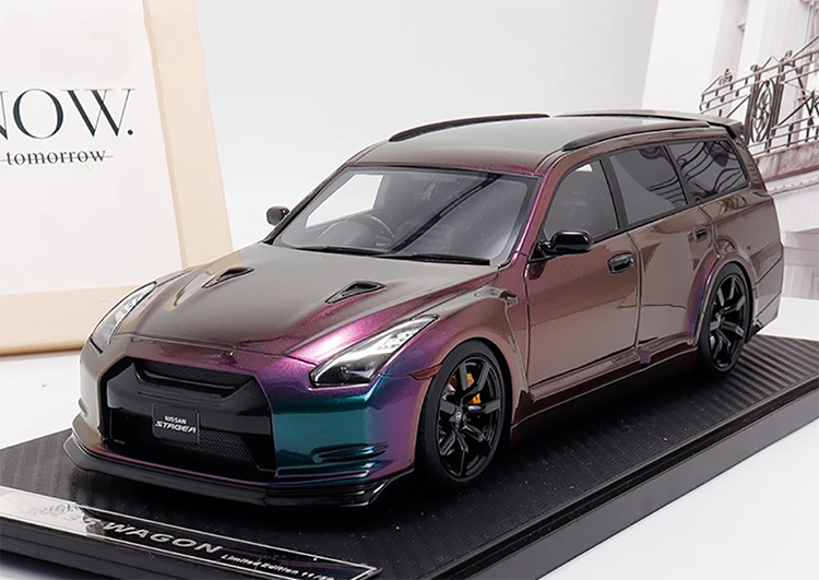 Limited IVY 1/18 Nissan GTR STAGEA R35 wagon resin simulation car model collection