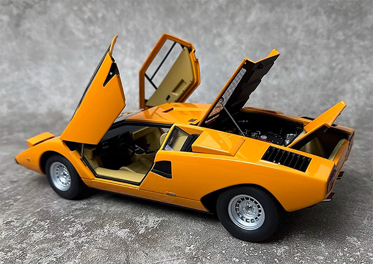 AUTOart 1/18 Lamborghini Contax LP400 simulation alloy car model collection ornaments