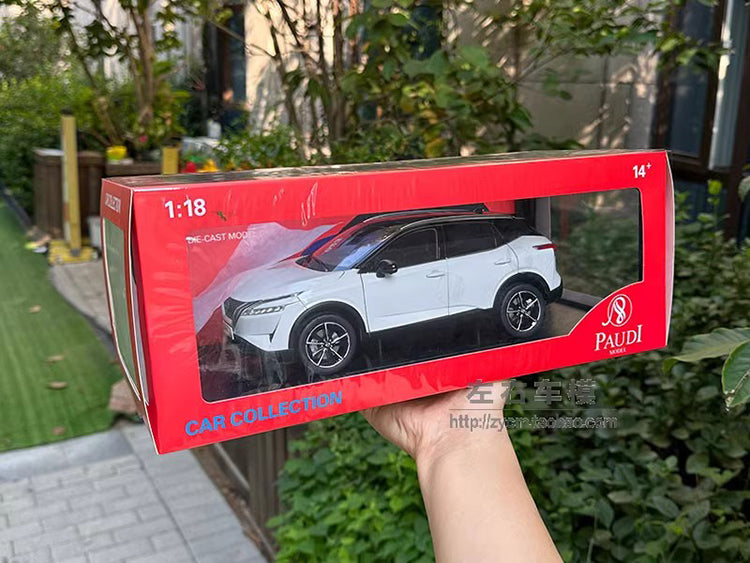 Original factory 1:18 Nissan QASHQAI 2023 SUV alloy car model