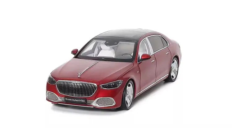 Maybach S-Class 2021 Diecast Model – 1/18 Scale Collectible Car Model (Red)