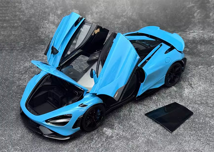 HPD McLaren 765LT sports car simulation 1:18 alloy car model collection