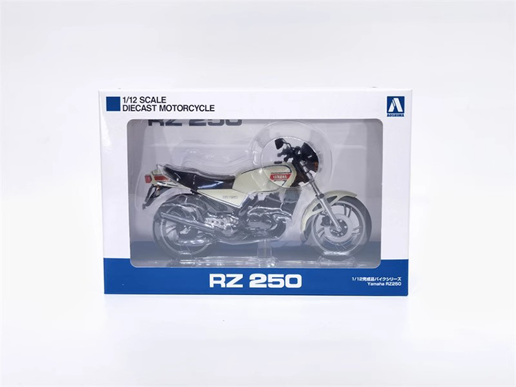 AOSHIMA 1:12 Yamaha RZ250 motorcycle simulation model Gift collection ornaments