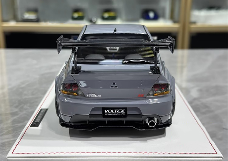 Mitsubishi 9th Super A Limited Edition 1:18 Mitsubishi evo9 Blue Alloy Simulation Car Model