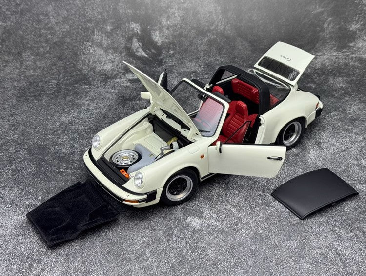 Minichamps 1:18 Porsche 911 1983 CARRERA 3.2 TARGA Alloy Simulation Car Model