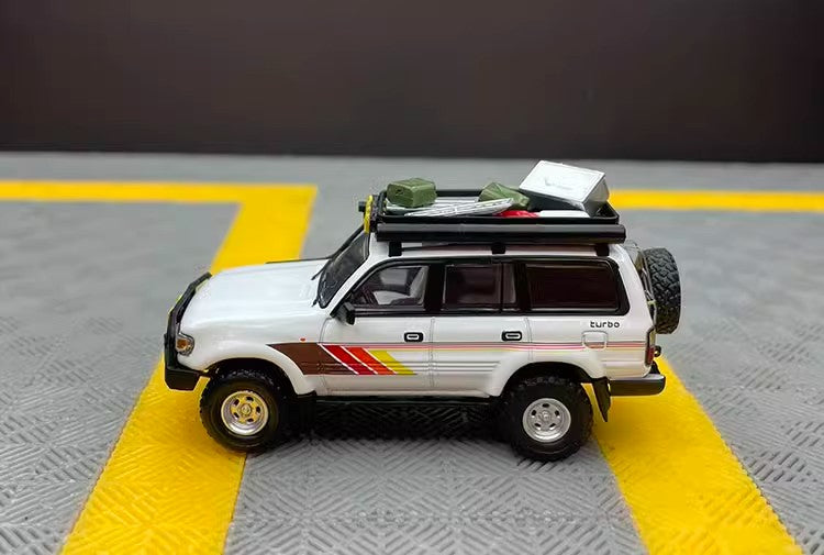 GCD 1:64 Toyota Land Cruiser LC80 SUV alloy car model