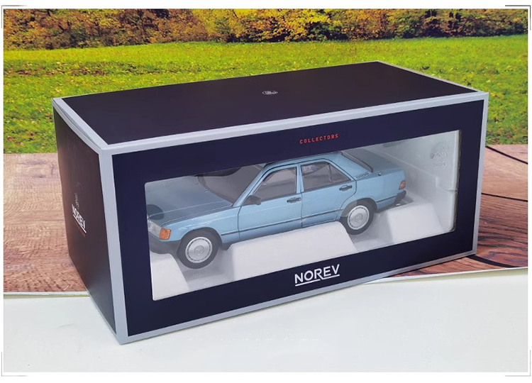 NOREV 1:18 Benz 190E Model C-Class Ancestor 1984 Vintage Car Model Collection