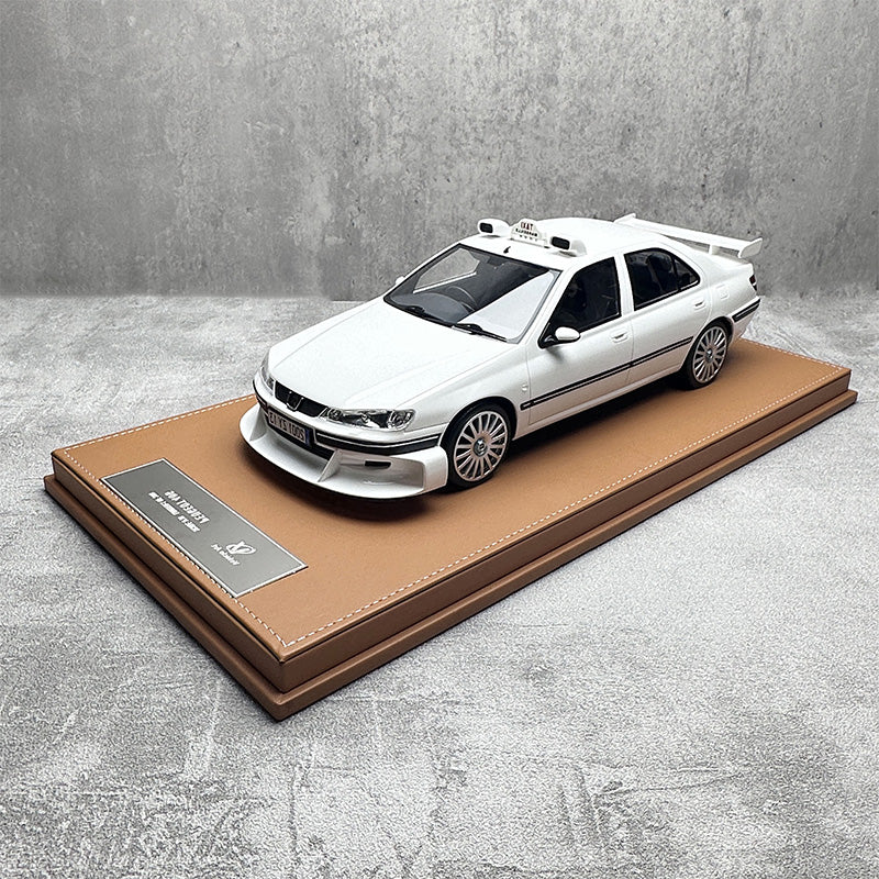 Vehicle Art Peugeot 406 Taxi Resin Car Model Collection 1 18 Taxi Express