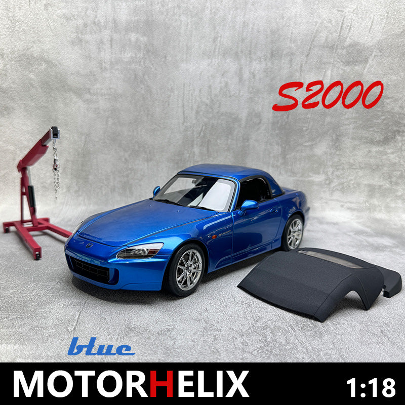 MH S2000 AP2 Limited Edition Simulation Alloy Car Model 1 18 with Engine