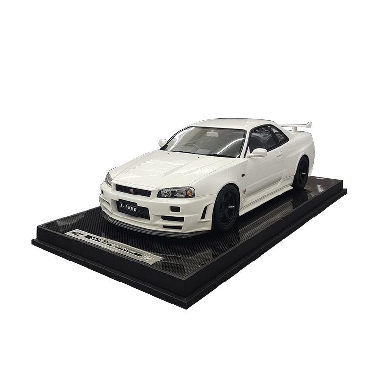 MH Nissan GTR Nissan R34 Customized Limited Edition 1:12 Simulated Resin Car Model