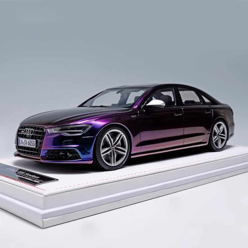 IVY Tailor Audi S6 Audi Limited Edition Simulation Resin Car Model Collectible Ornament 1:18 Gifts