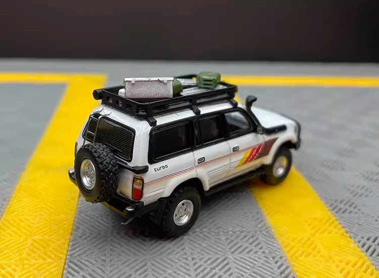 GCD 1:64 Toyota Land Cruiser LC80 SUV alloy car model