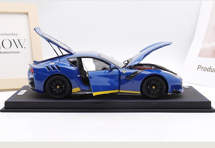 Ferrari F12 TDF Italy BBR 1:18 sports car simulation alloy full open car model