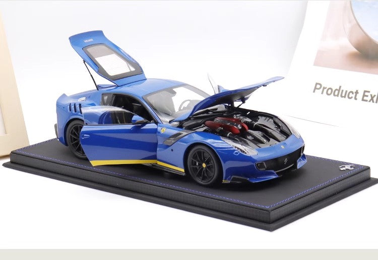 Ferrari F12 TDF Italy BBR 1:18 sports car simulation alloy full open car model