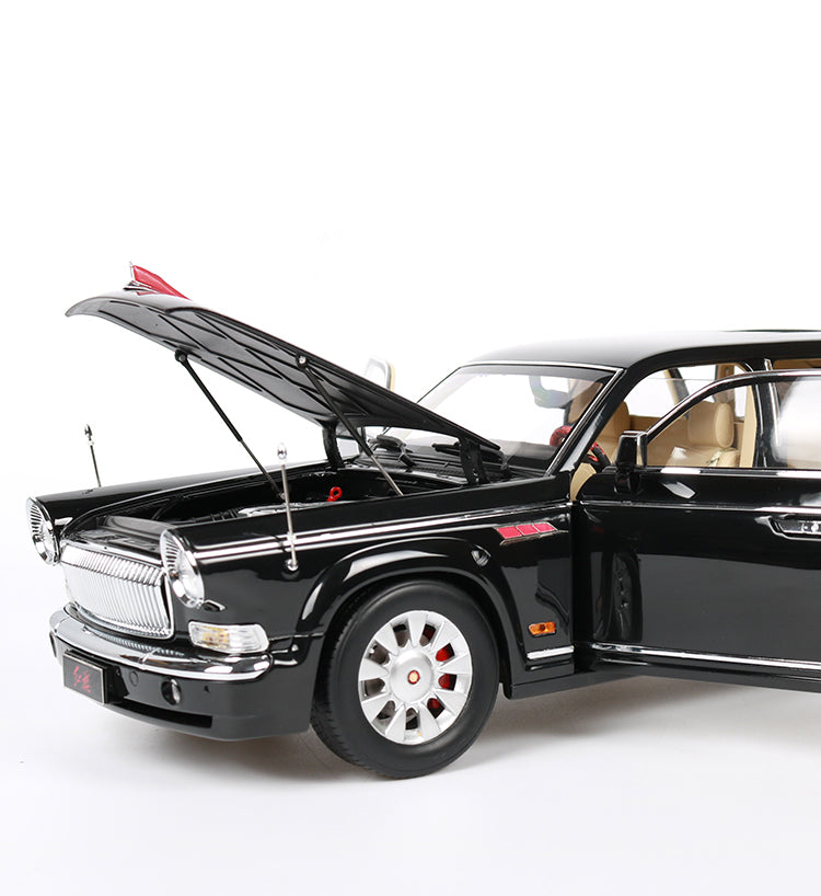 1:18 Limited Edition Hongqi Red Flag CA7660HQE Alloy Diecast Model Car by Century Dragon | State Guest Courtesy Vehicle