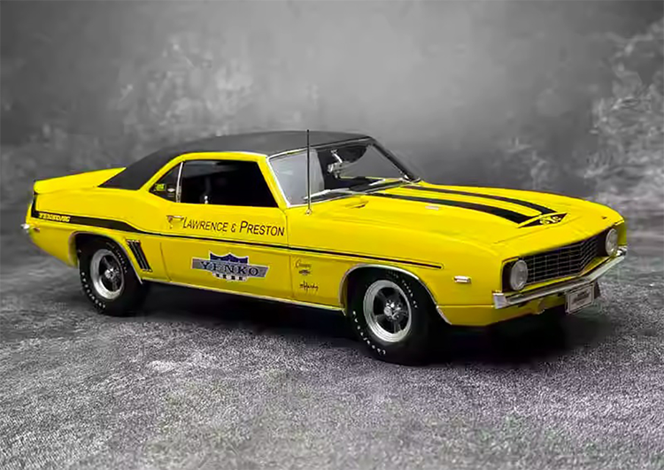 ACME 1:18 Chevrolet Hornet Camaro SC/SS/E 1969 Alloy Car Model