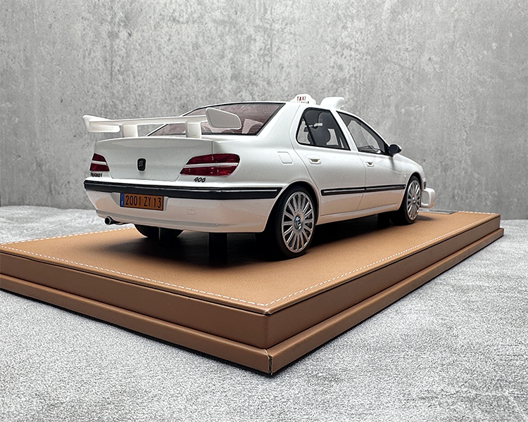 Vehicle Art Peugeot 406 Taxi Resin Car Model Collection 1 18 Taxi Express