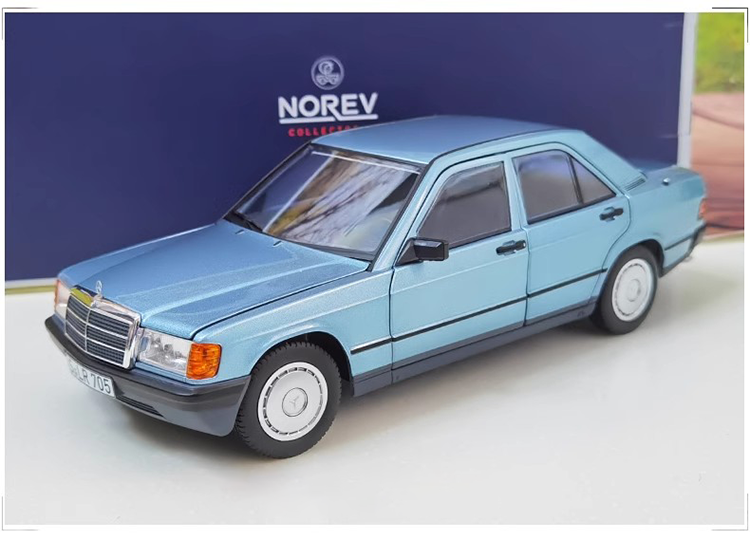 NOREV 1:18 Benz 190E Model C-Class Ancestor 1984 Vintage Car Model Collection