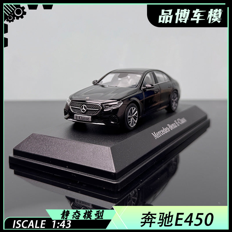 benz E450 diecast modl car model black E  class 1/43