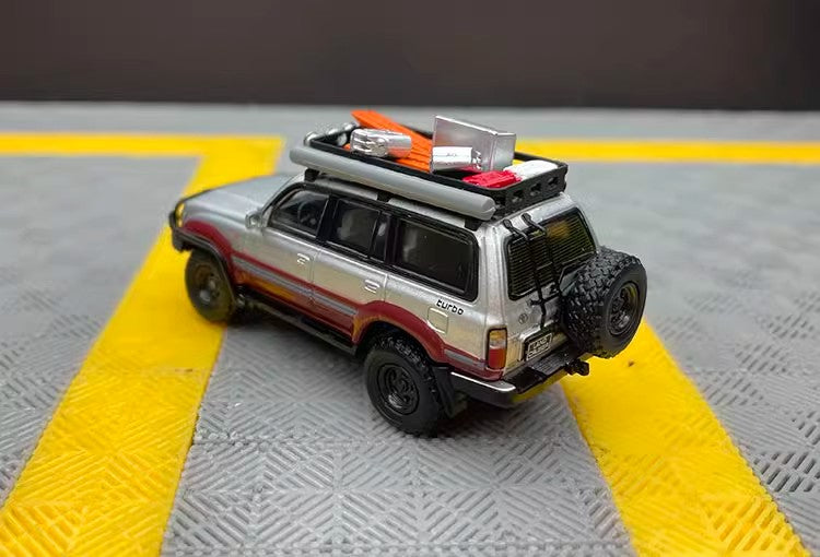 GCD 1:64 Toyota Land Cruiser LC80 SUV alloy car model