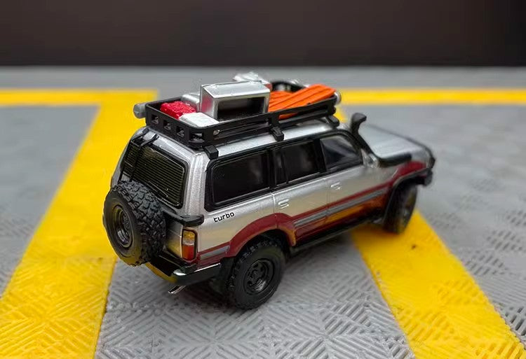 GCD 1:64 Toyota Land Cruiser LC80 SUV alloy car model