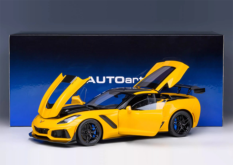 CHEVROLET CORVETTE C7 ZR1 alloy model car 1:18 AUTOart