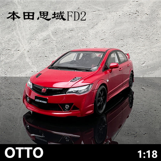 OTTO1:18 Honda CIVIC Unlimited MUGEN RR FD2 Resin Car Model OT1019