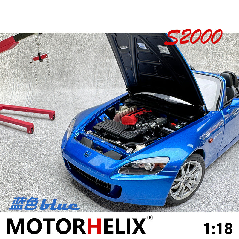 MH S2000 AP2 Limited Edition Simulation Alloy Car Model 1 18 with Engine