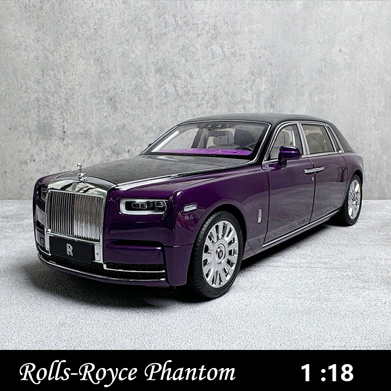 Limited collection of the original eight generations of Rolls-Royce Phantom car model 1:18 alloy car model gifts