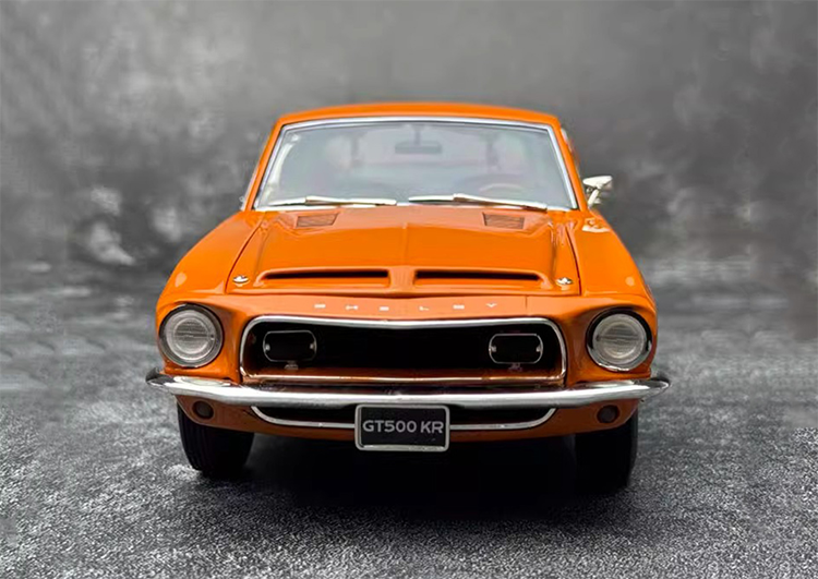 ACME 1:18 1968 Shelby GT500 KR Muscle Car Alloy Simulation Car Model Vintage Car Model Orange Premium Collectibles / Souvenirs / Gifts