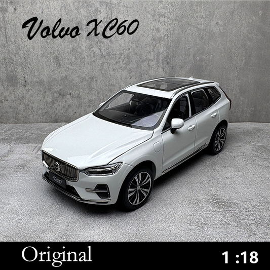 Original car model 2022 new Volvo XC60 1:18 alloy simulation car model collection gift