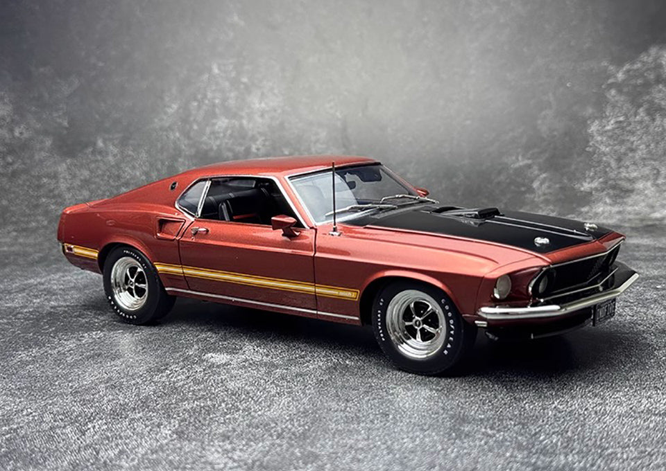 ACME 1:18 Ford Mustang 1969 Mach 1 428 Cobra Jet Alloy Simulation Car Model Premium Collectibles / Souvenirs / Gifts