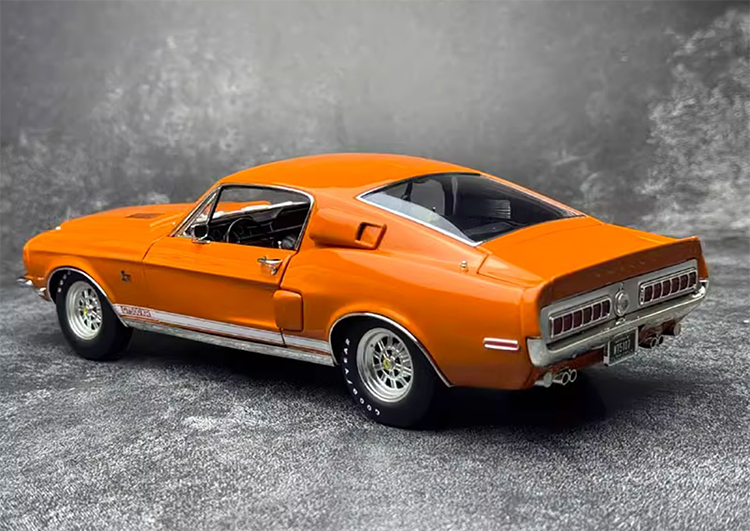 ACME 1:18 1968 Shelby GT500 KR Muscle Car Alloy Simulation Car Model Vintage Car Model Orange Premium Collectibles / Souvenirs / Gifts