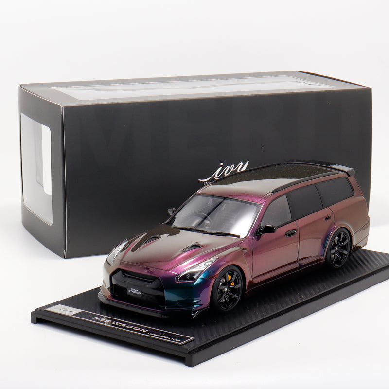 Limited IVY 1/18 Nissan GTR STAGEA R35 wagon resin simulation car model collection