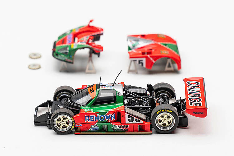 Pre-sale MOTORHELIX 1/64 Mazda Mazda 787B Alloy Simulation Racing Car Model