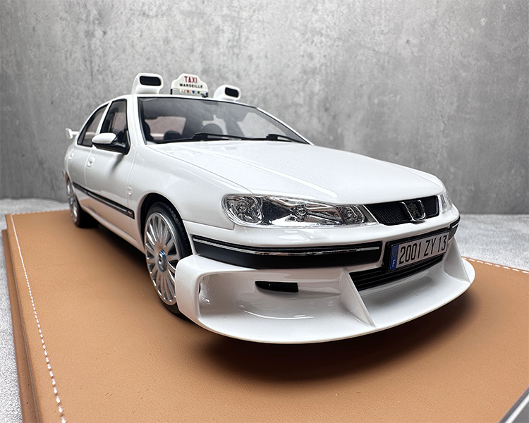 Vehicle Art Peugeot 406 Taxi Resin Car Model Collection 1 18 Taxi Express