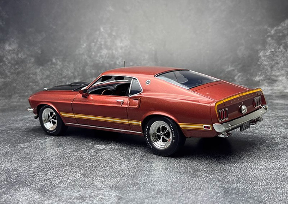 ACME 1:18 Ford Mustang 1969 Mach 1 428 Cobra Jet Alloy Simulation Car Model Premium Collectibles / Souvenirs / Gifts